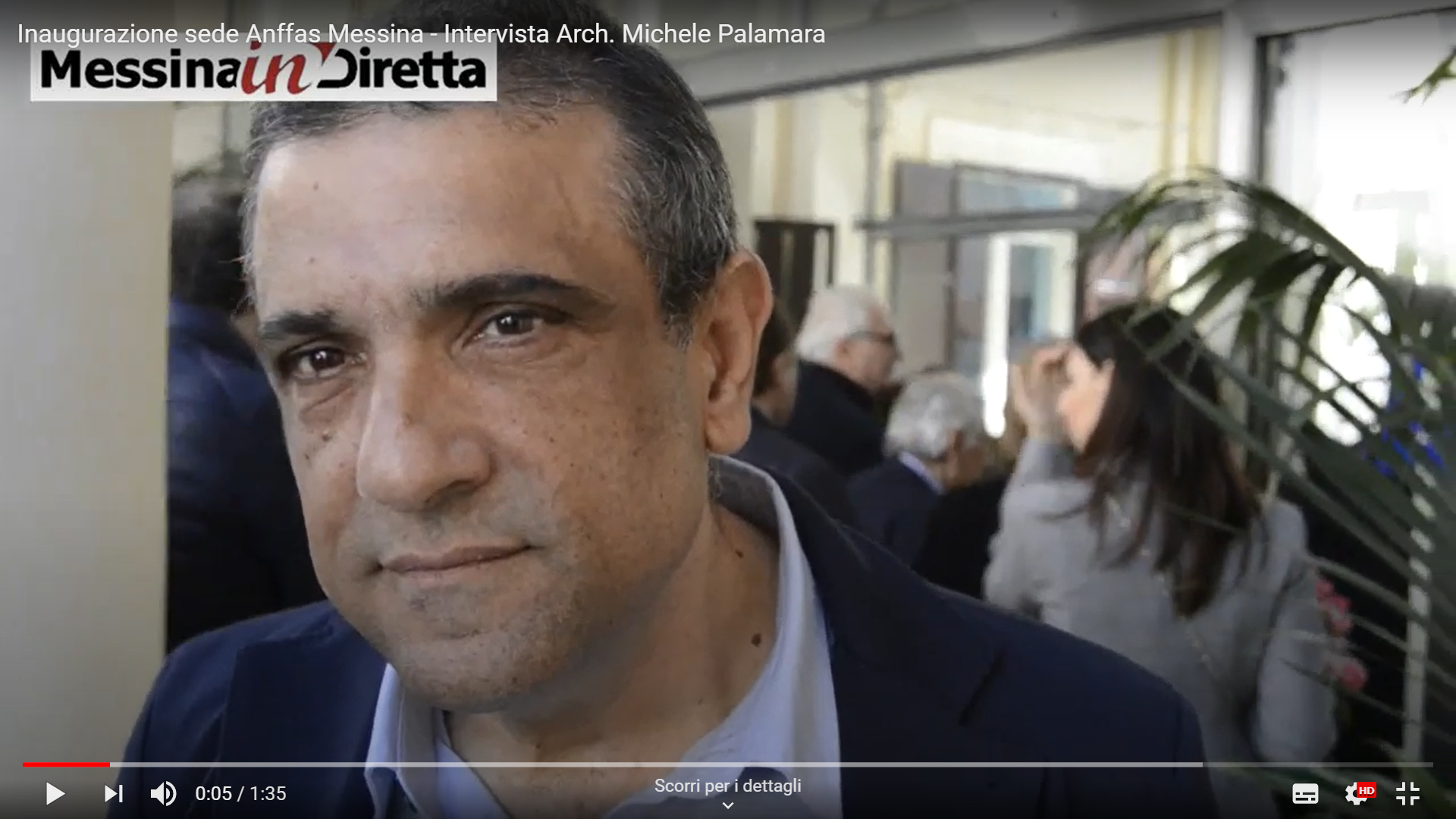 Inaugurazione sede Anffas Messina – Intervista Arch. Michele Palamara
