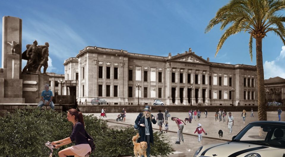 Piazza Municipio a Messina, com’era e come, purtroppo, non è più